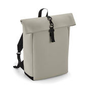 Roll-Top Backpack in Recycled Polyester with Matt PU Coating | BG335