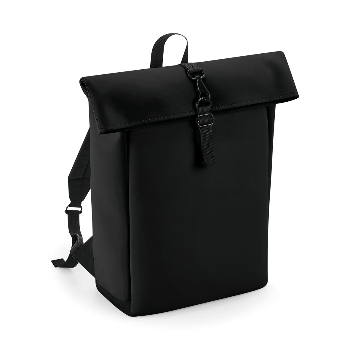 Roll-Top Backpack in Recycled Polyester with Matt PU Coating | BG335