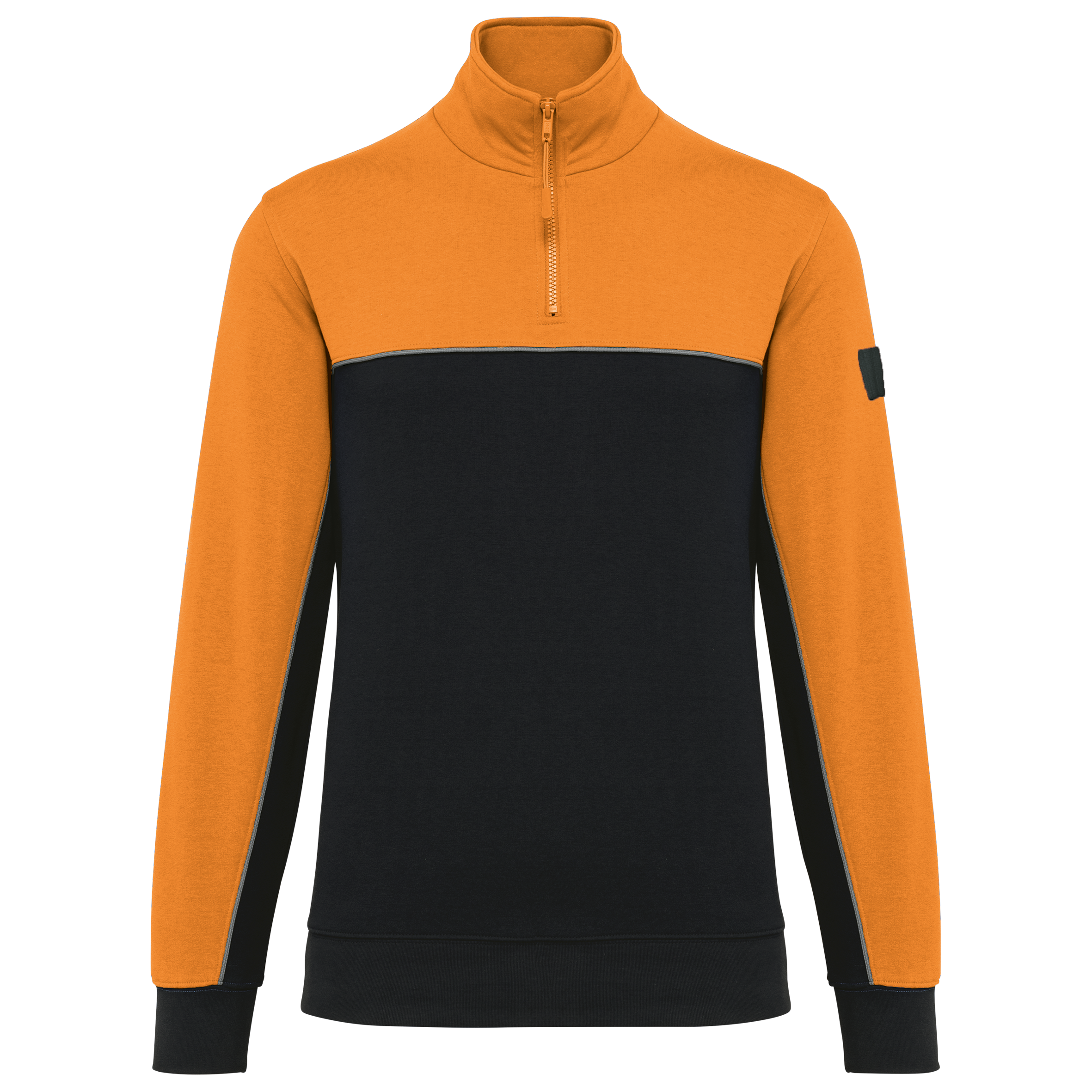 Sweatshirt Éco-responsable à Col Zippé Unisexe - WK404