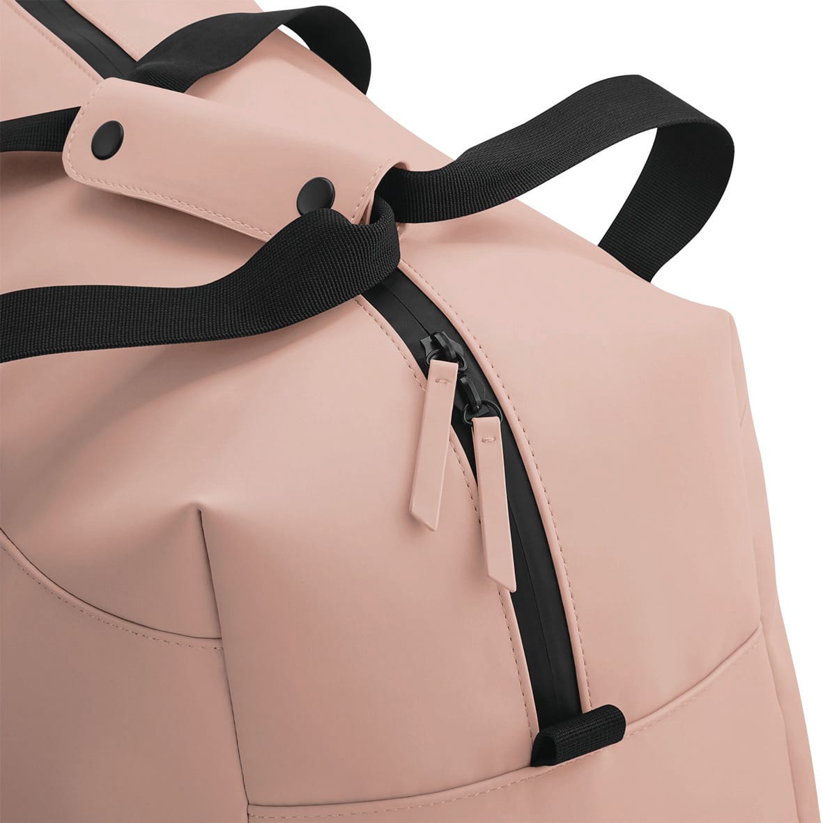 Borsa da viaggio idrorepellente in poliestere riciclato con rivestimento in PU opaco | BG338