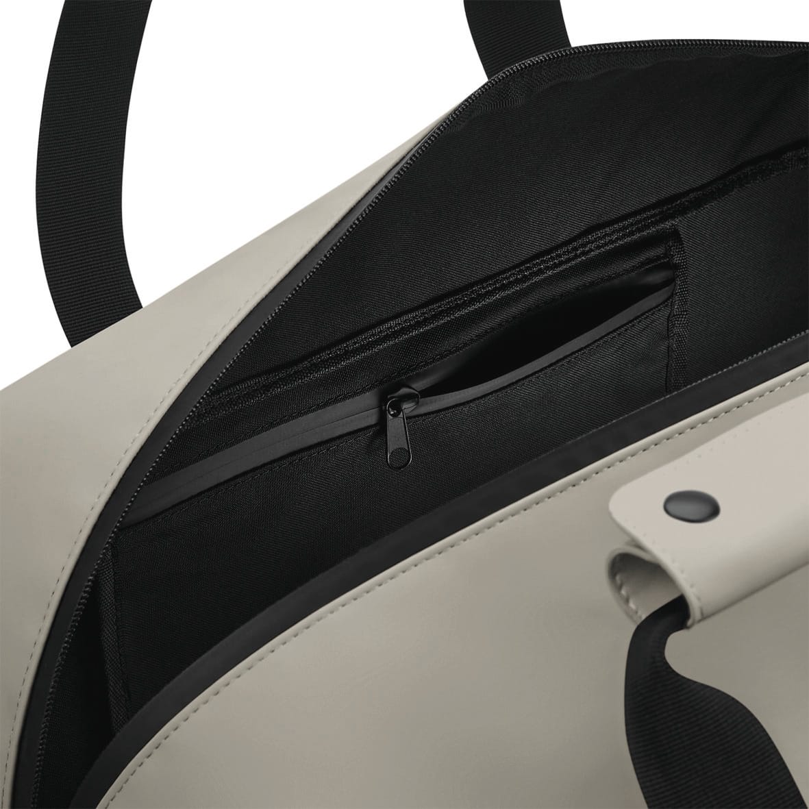 Borsa da viaggio idrorepellente in poliestere riciclato con rivestimento in PU opaco | BG338