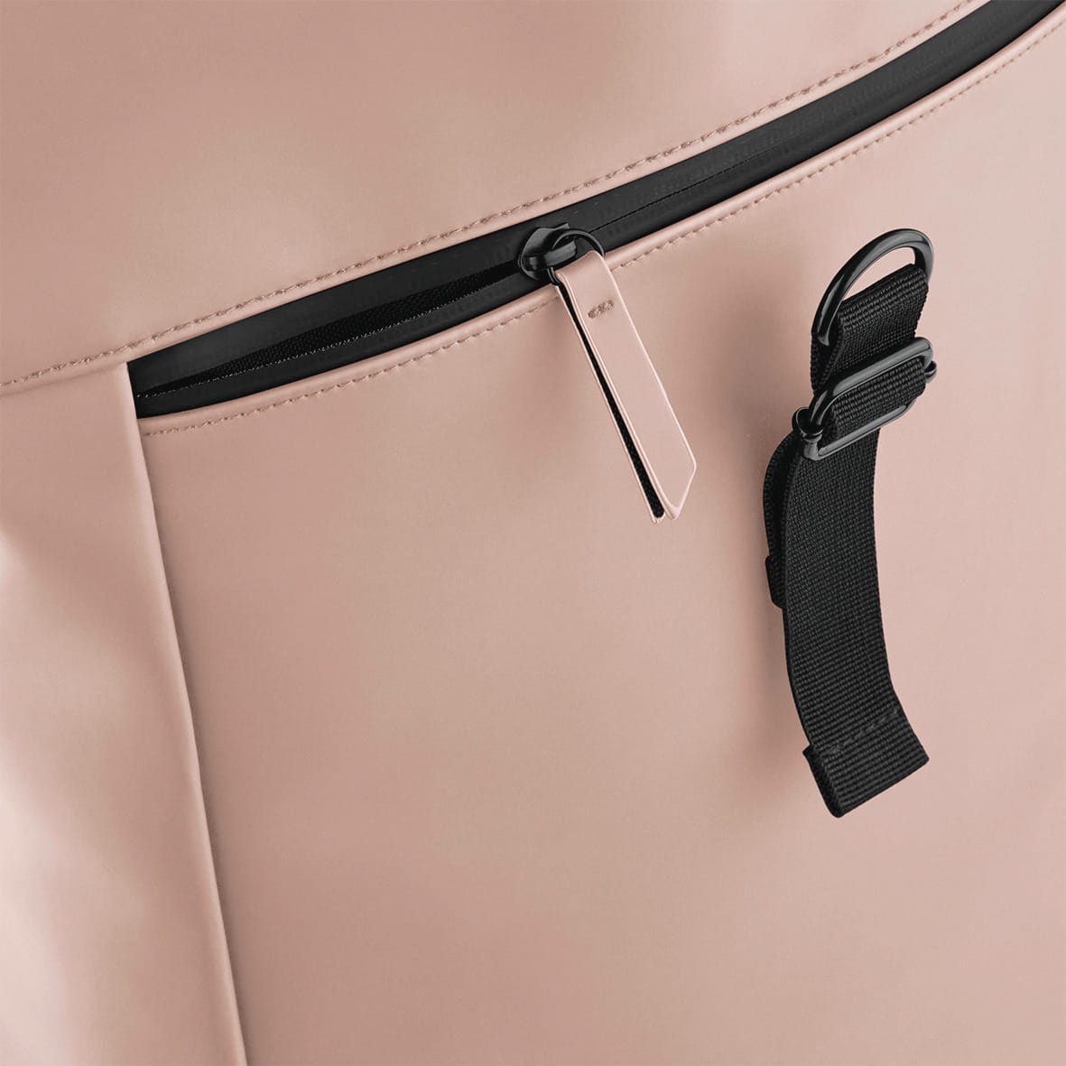Roll-Top Backpack in Recycled Polyester with Matt PU Coating | BG335