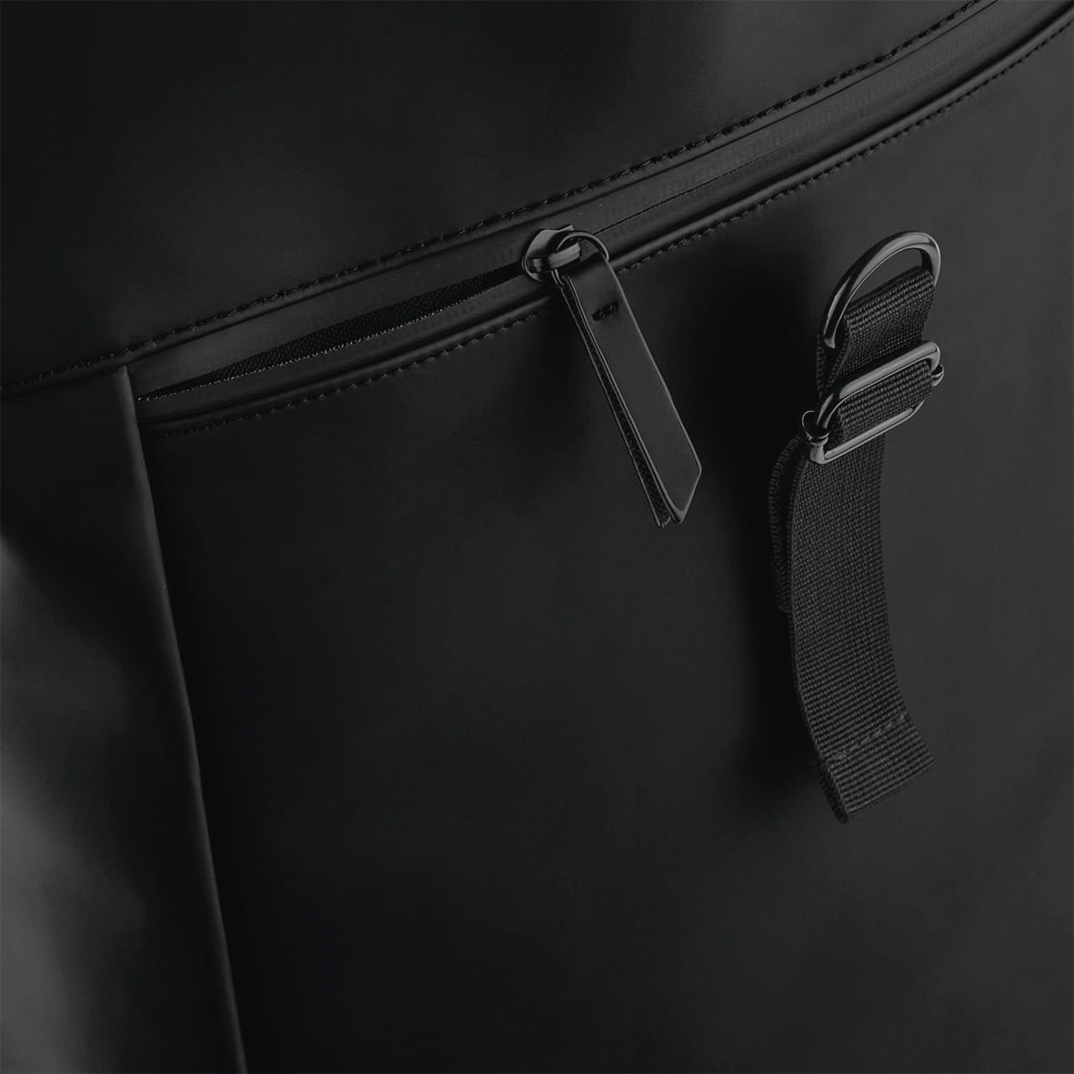 Roll-Top Backpack in Recycled Polyester with Matt PU Coating | BG335