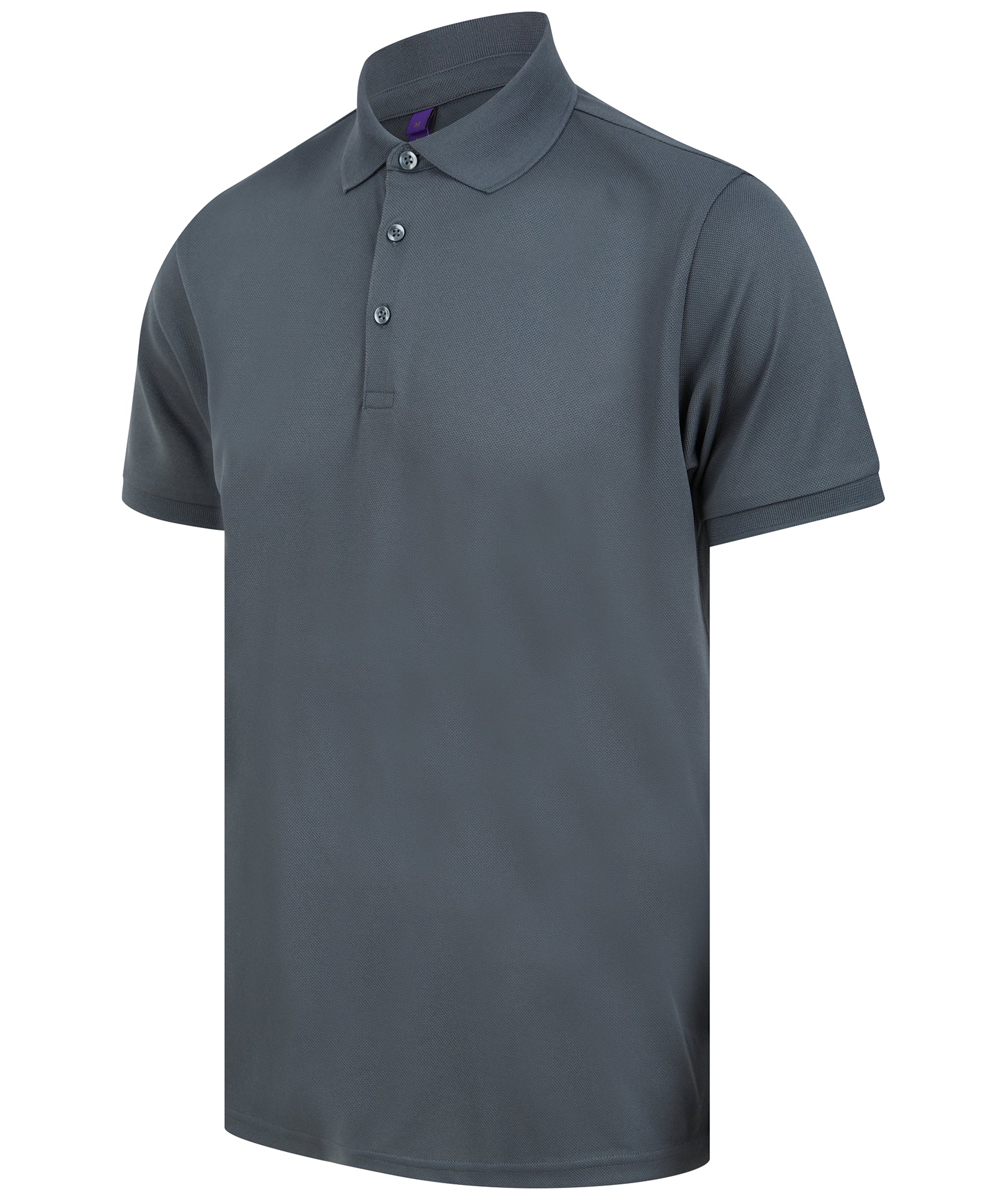 Polo de micropiqué para hombre en poliéster reciclado | H465