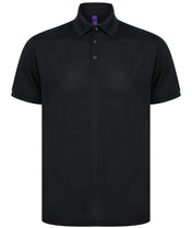 Polo de micropiqué para hombre en poliéster reciclado | H465