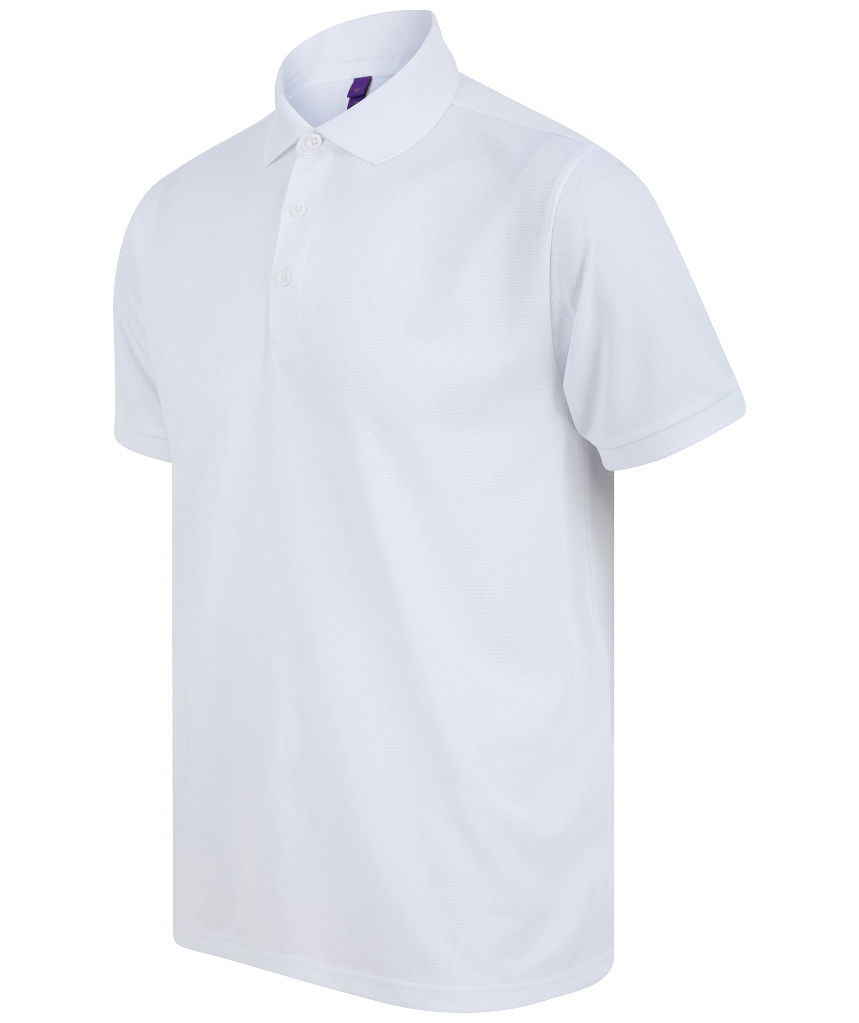 Polo de micropiqué para hombre en poliéster reciclado | H465