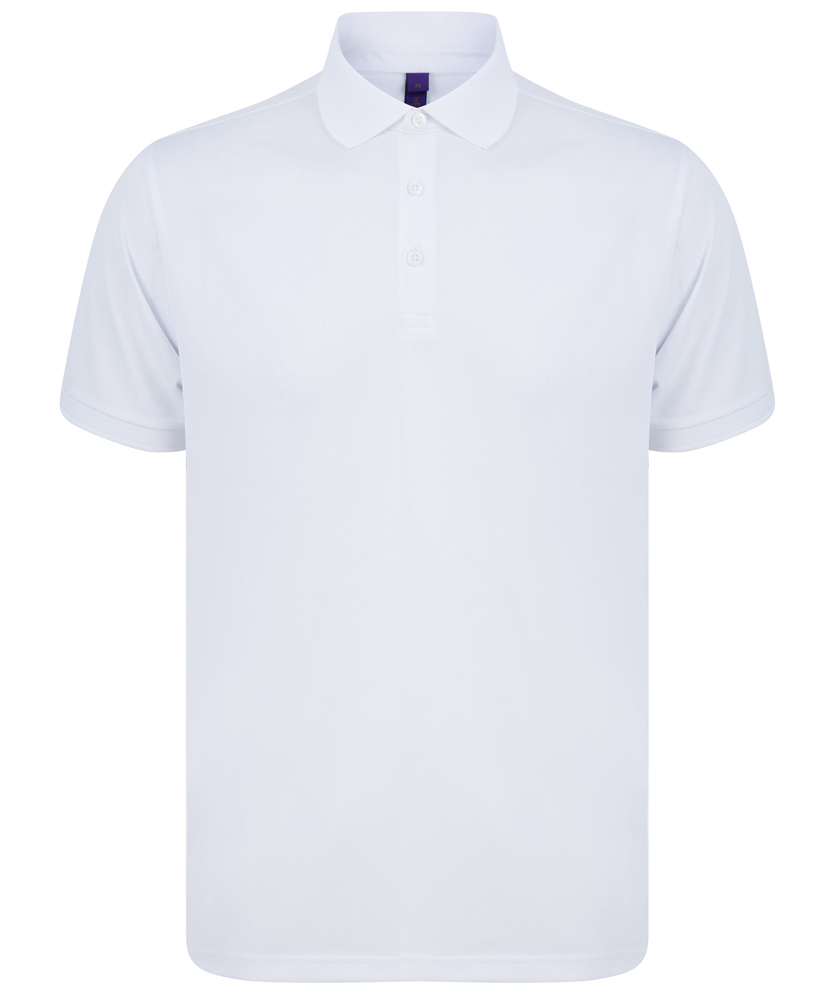 Polo de micropiqué para hombre en poliéster reciclado | H465