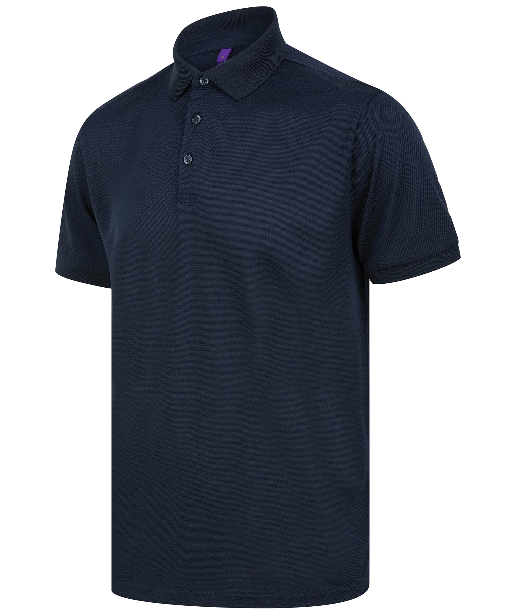 Polo de micropiqué para hombre en poliéster reciclado | H465