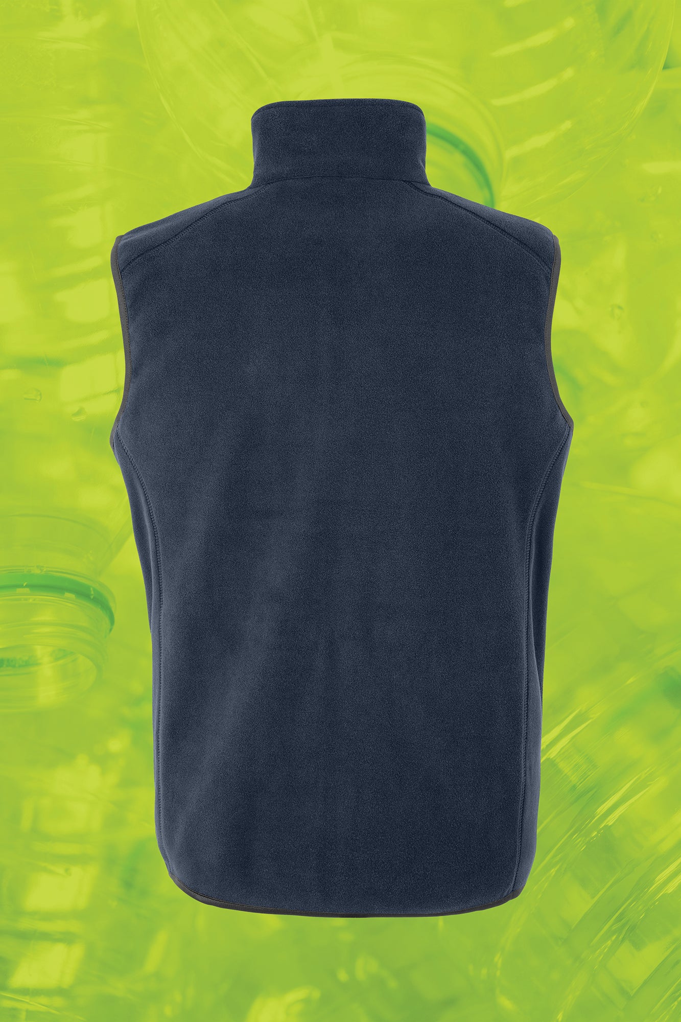 Gilet in poliestere riciclato con tasche foderate in pile | R904X