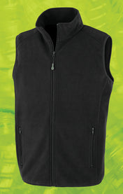 Gilet in poliestere riciclato con tasche foderate in pile | R904X