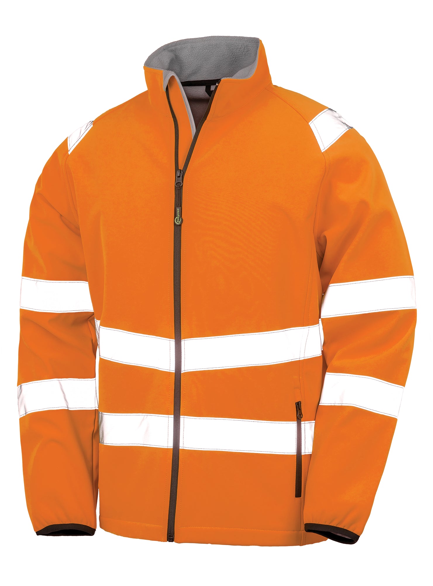 Warnschutz-Sicherheitsjacke aus Softshell und recyceltem Polyester | R505X