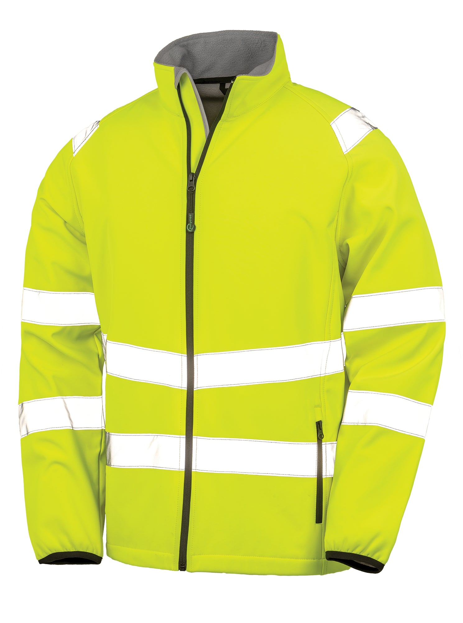 Warnschutz-Sicherheitsjacke aus Softshell und recyceltem Polyester | R505X