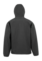 Giacca softshell da uomo a 3 strati con cappuccio in poliestere riciclato | R911M