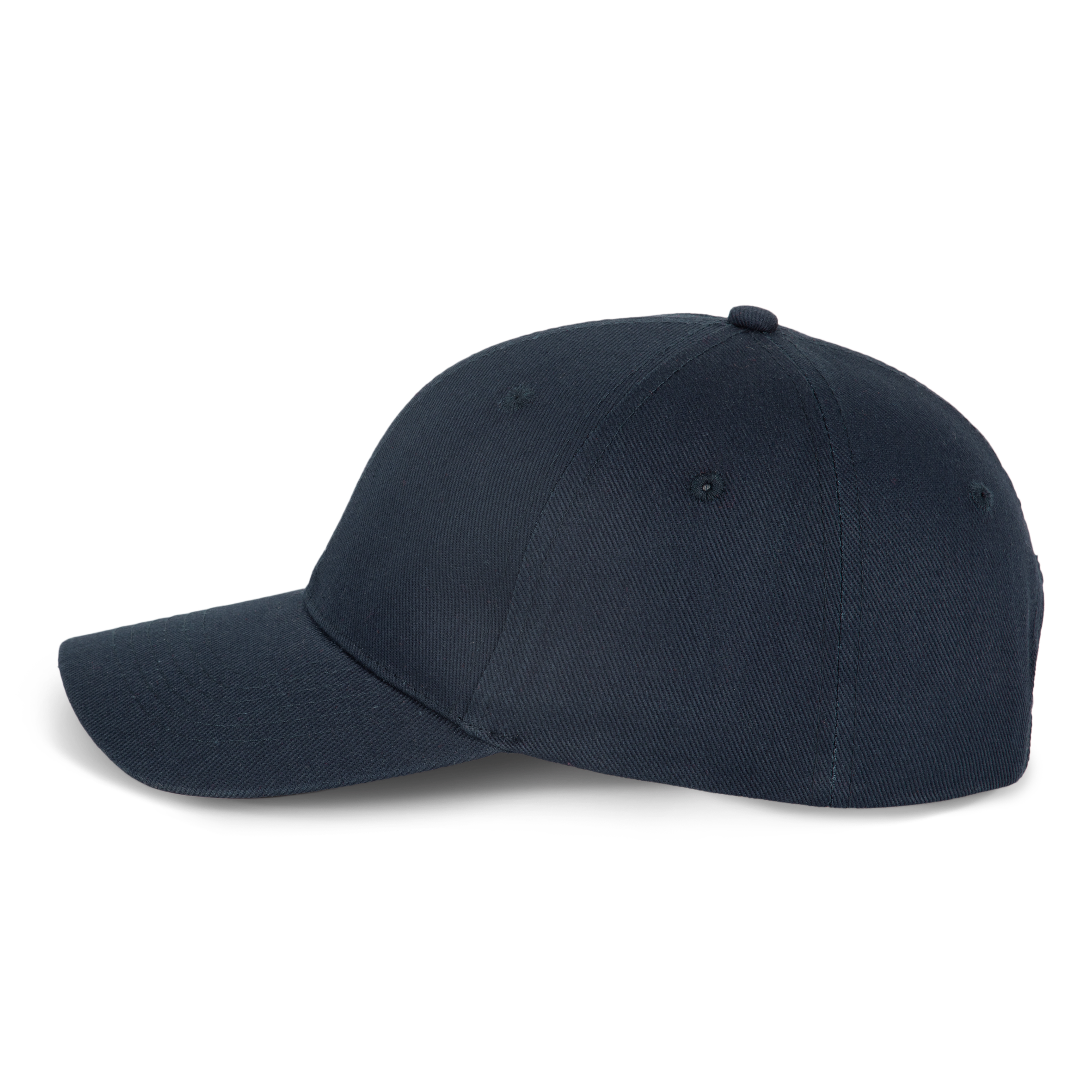 Cappellino a 6 pannelli con fibbia in metallo in cotone riciclato e poliestere | KP230