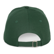 Cappellino a 6 pannelli con fibbia in metallo in cotone riciclato e poliestere | KP230