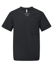 Tunique extensible à manches courtes et col V pour homme avec poche poitrine | NN200