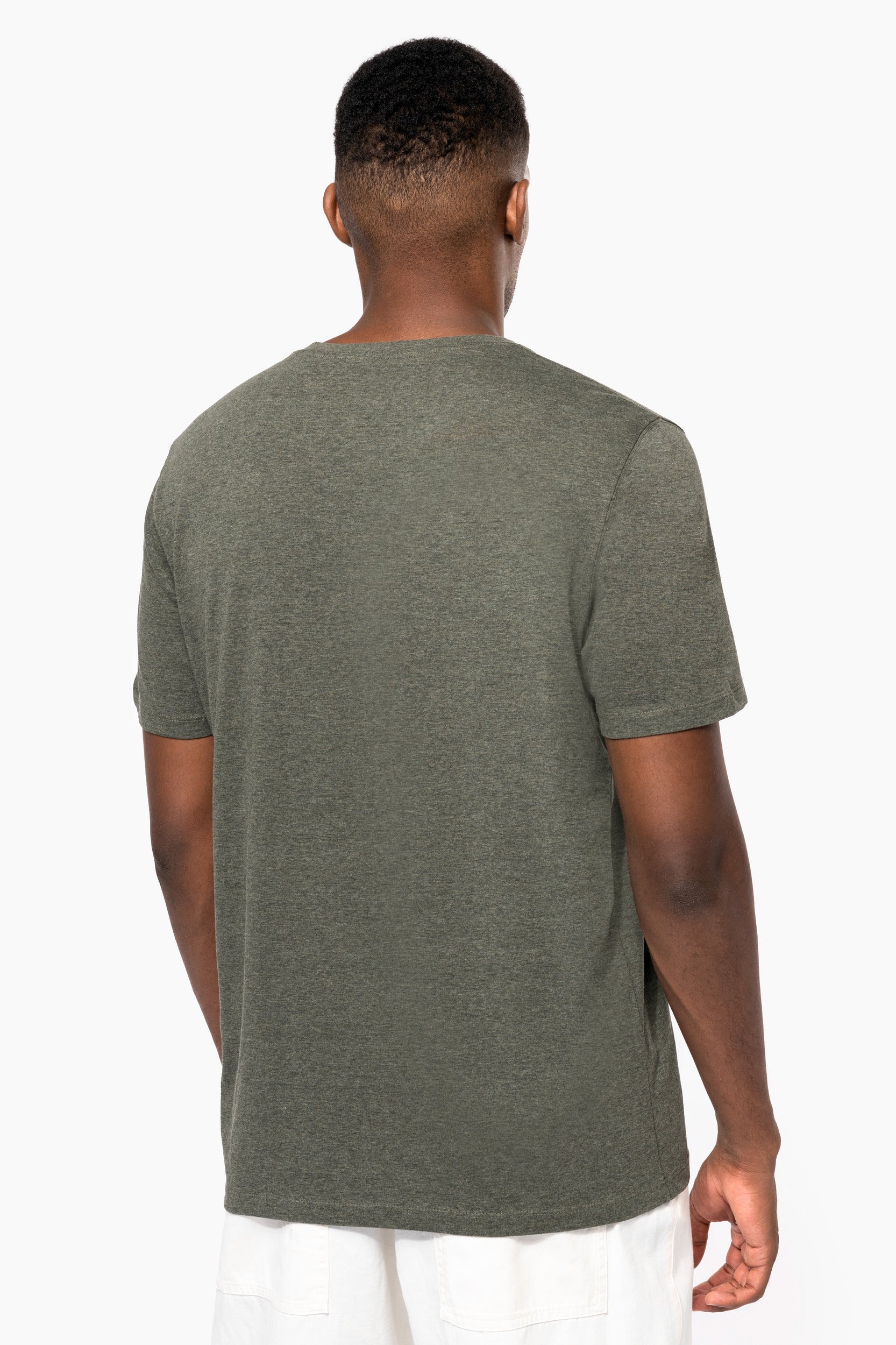 V-hals T-shirt met knopen - 140 Gsm - KNS302