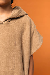 Poncho à capuche en tissu éponge pour enfants - PA582