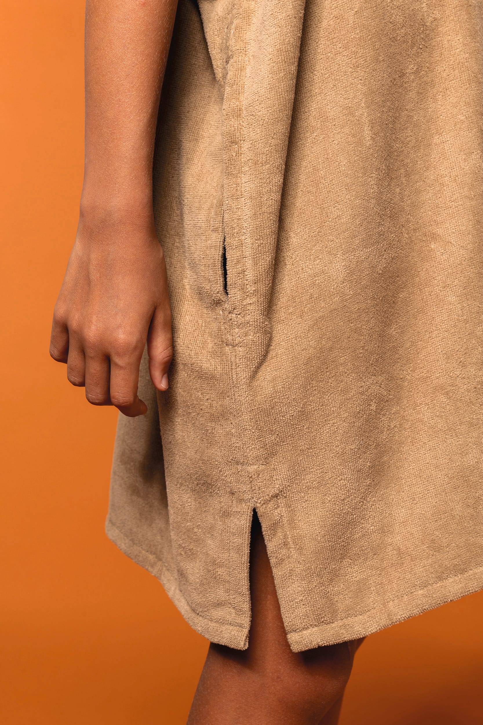 Poncho à capuche en tissu éponge pour enfants - PA582