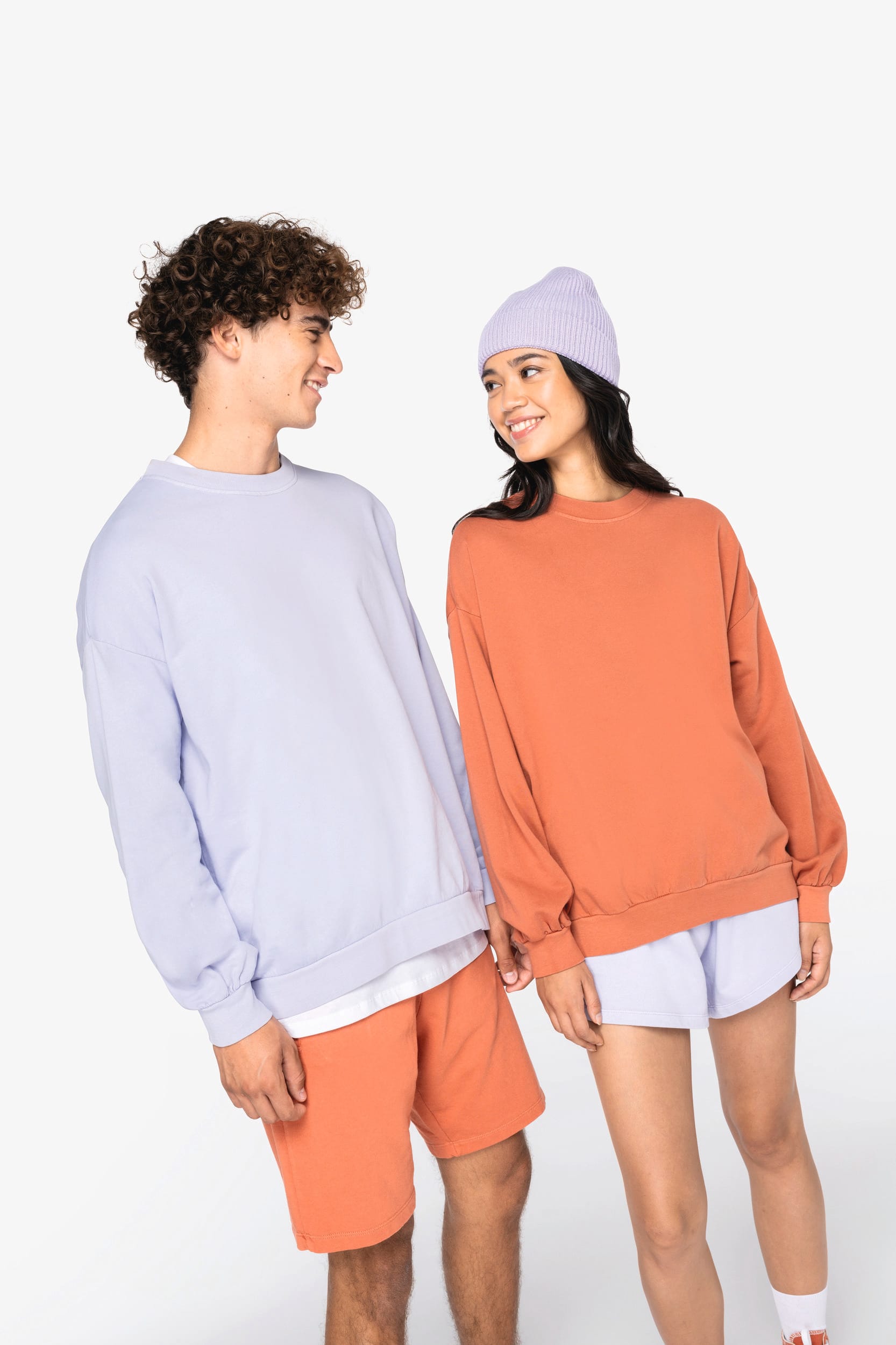 Eco Oversized French Terry Sweatshirt NS415 | Organic