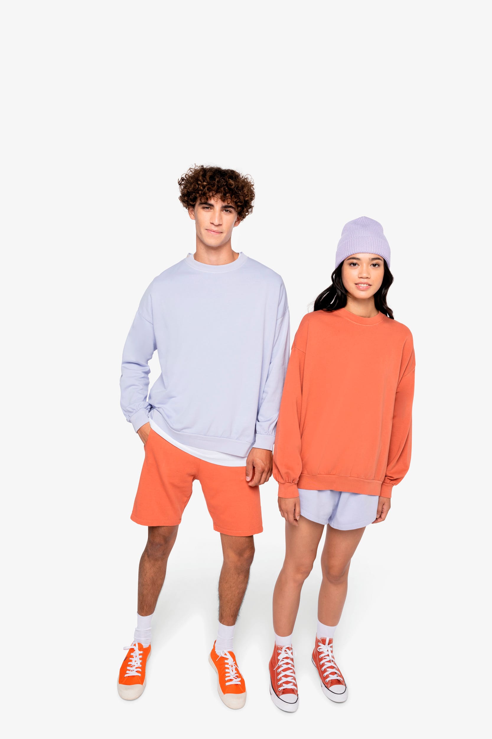 Sweatshirt unisexe écologique Oversized en molleton français - NS415 - Fabriqué au Portugal