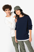 Unisex Eco-friendly French Terry Dropped Shoulders Round Neck Sweatshirt - 400 g/m² - NS430