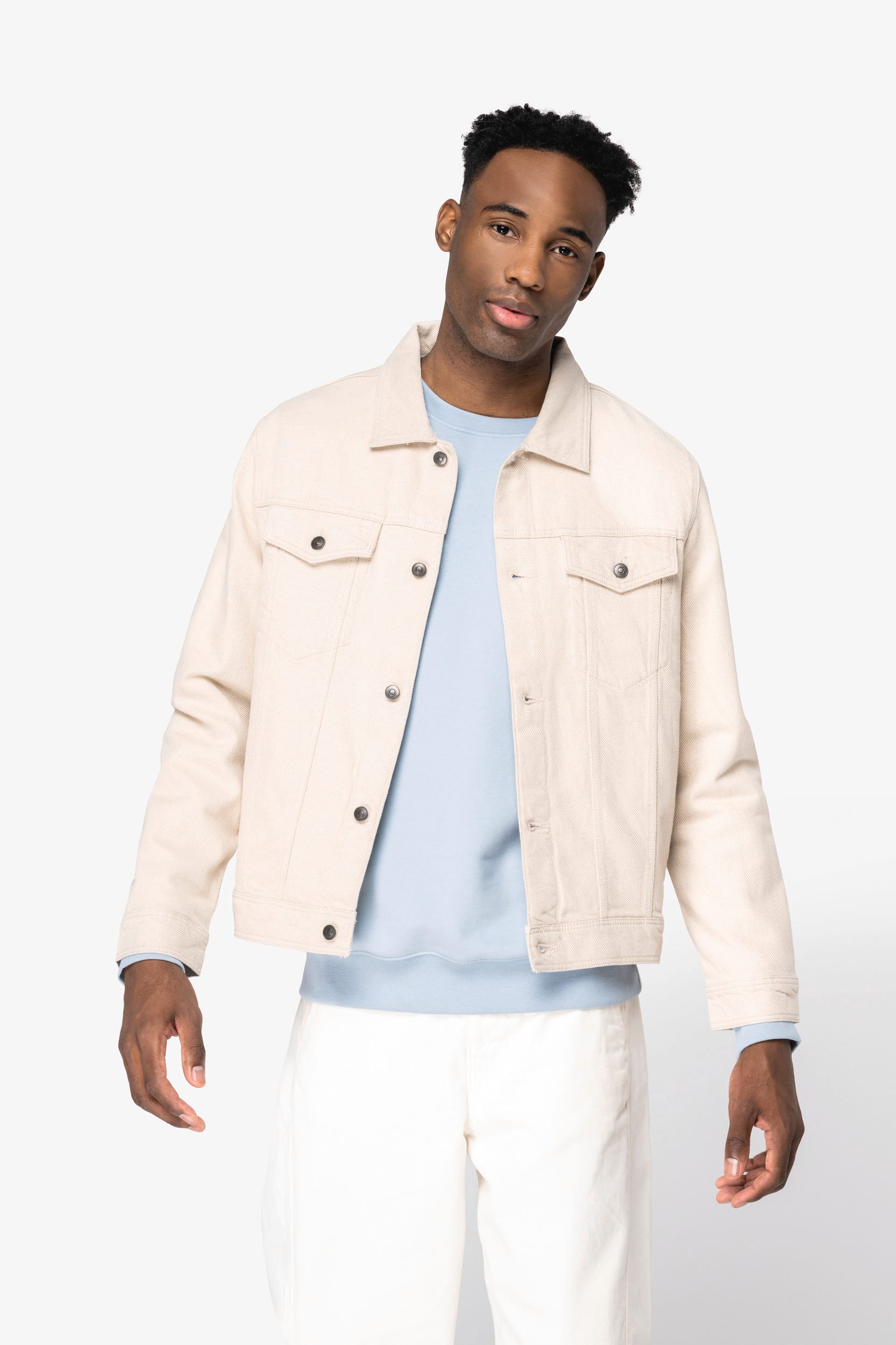 Chaqueta ecológica para hombre con cáñamo - 370 g/m² - NS606