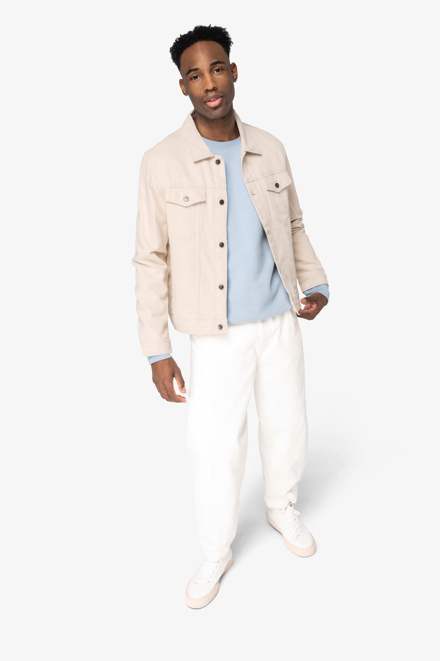 Chaqueta ecológica para hombre con cáñamo - 370 g/m² - NS606