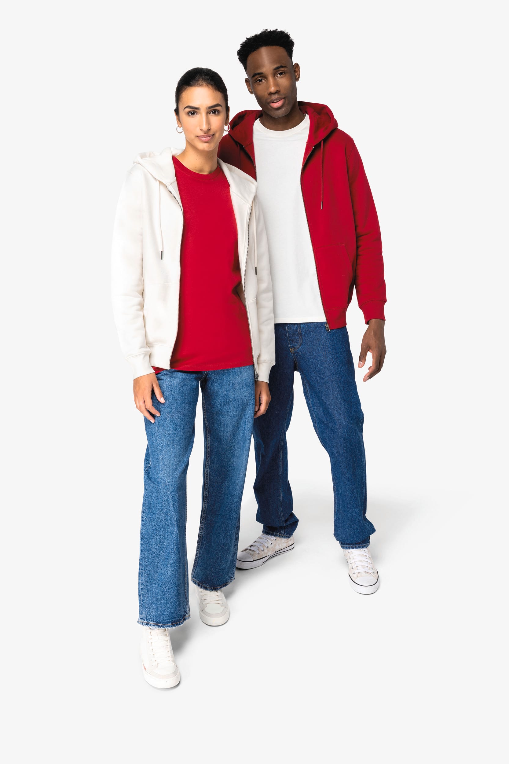 Sweat à Capuche Zippé Unisexe - 350gsm - NS402