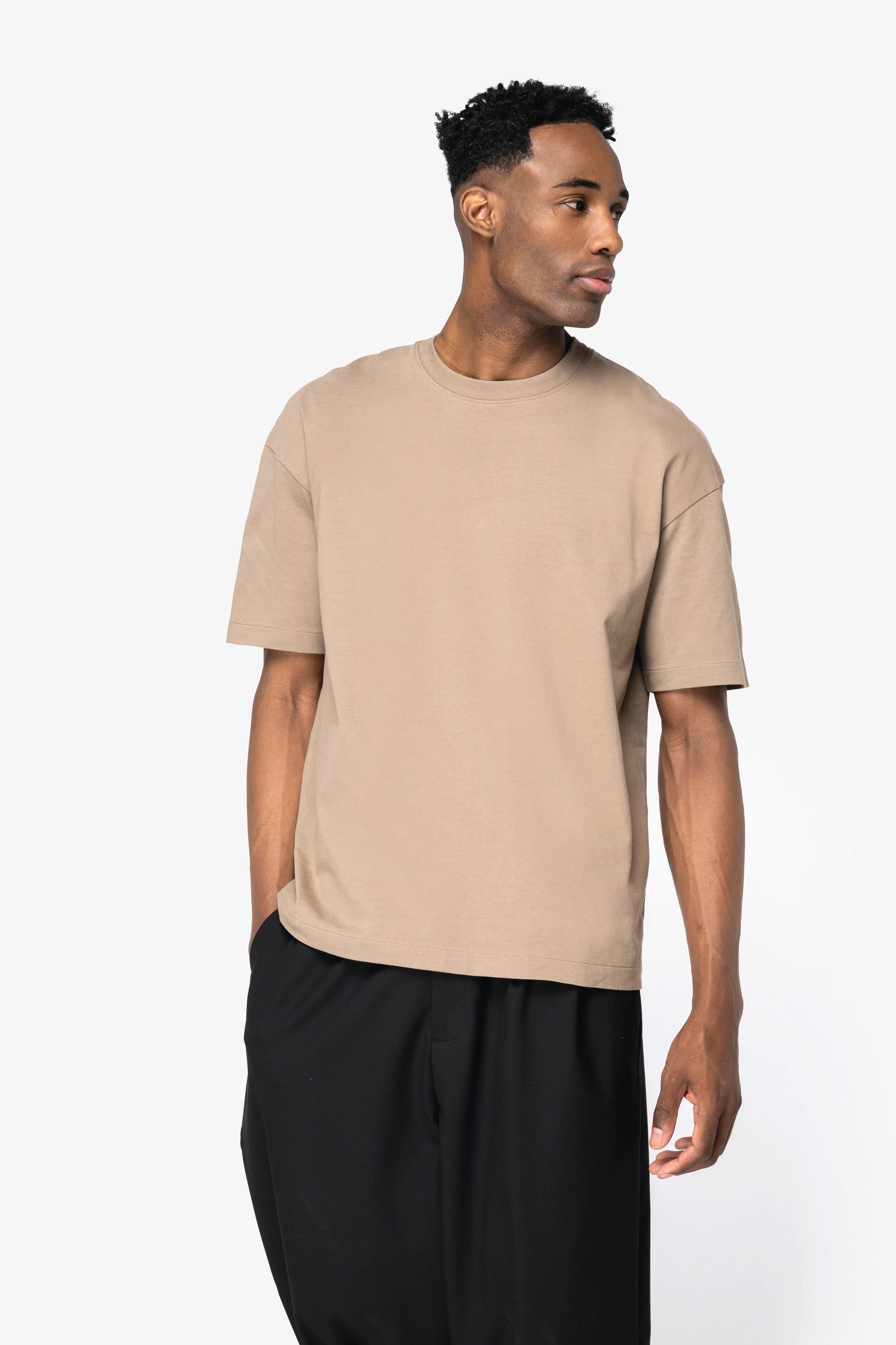 Men's Organic Cotton Oversized T-shirt - 220gr - NS332