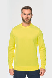 Sweat fluorescent unisexe à visibilité renforcée en polyester recyclé | WK405