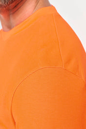 Camiseta fluorescente unisex de manga larga de algodón y poliéster reciclado | WK318