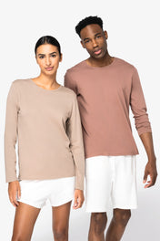 T-shirt unisexe à manches longues délavé - 130 g/m² - NS336