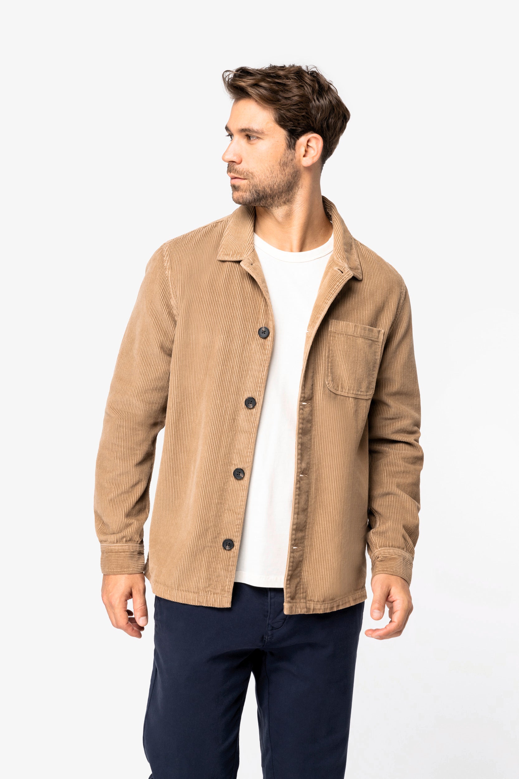 Chaqueta de pana ecológica para hombre - 320 g/m² - NS603