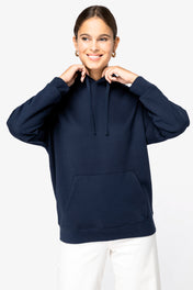 Sudadera con capucha de hombros caídos unisex ecológica de felpa cepillada - 350 g/m² | NS436