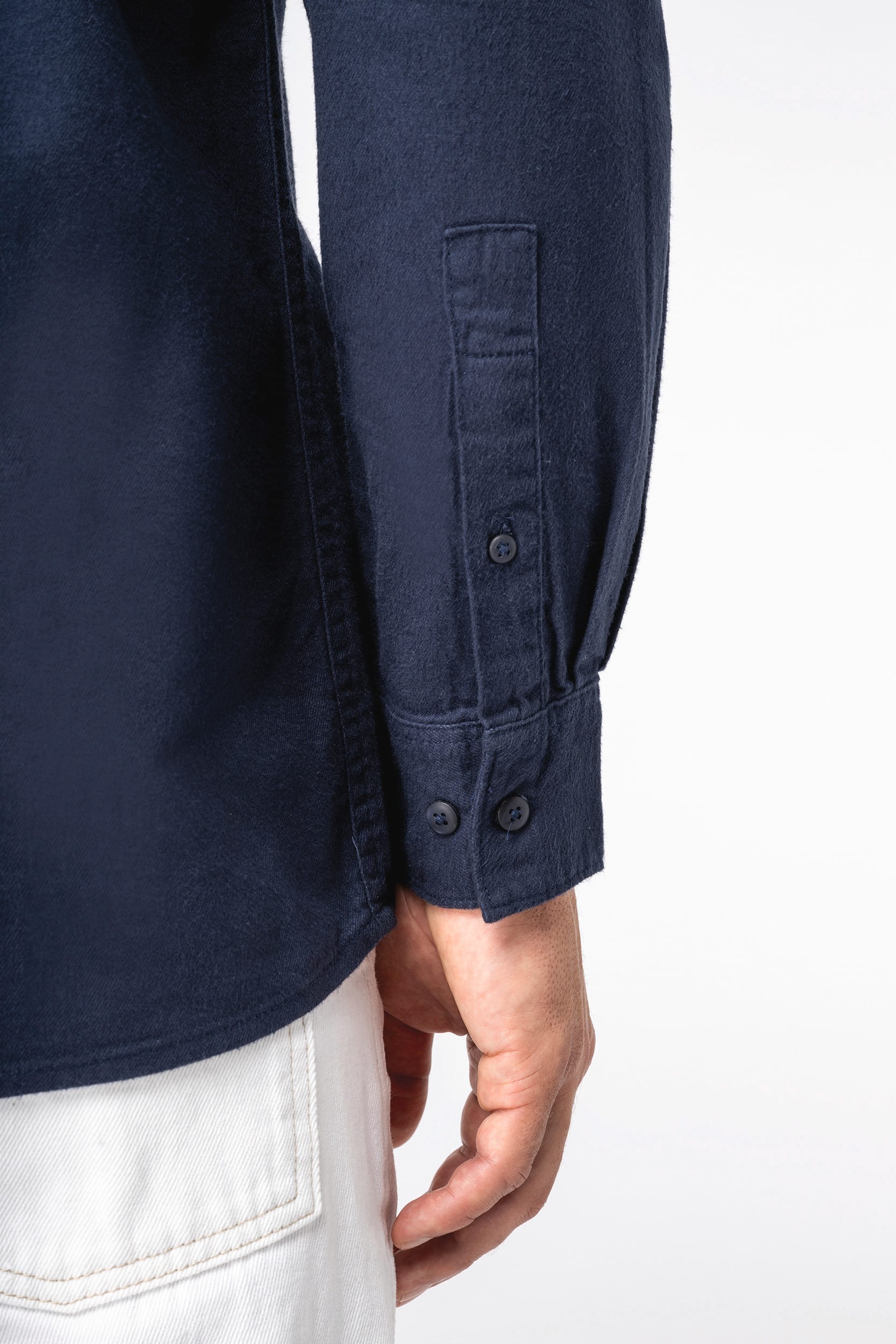 Chemise en flanelle écologique pour homme - 170 g/m² - NS520