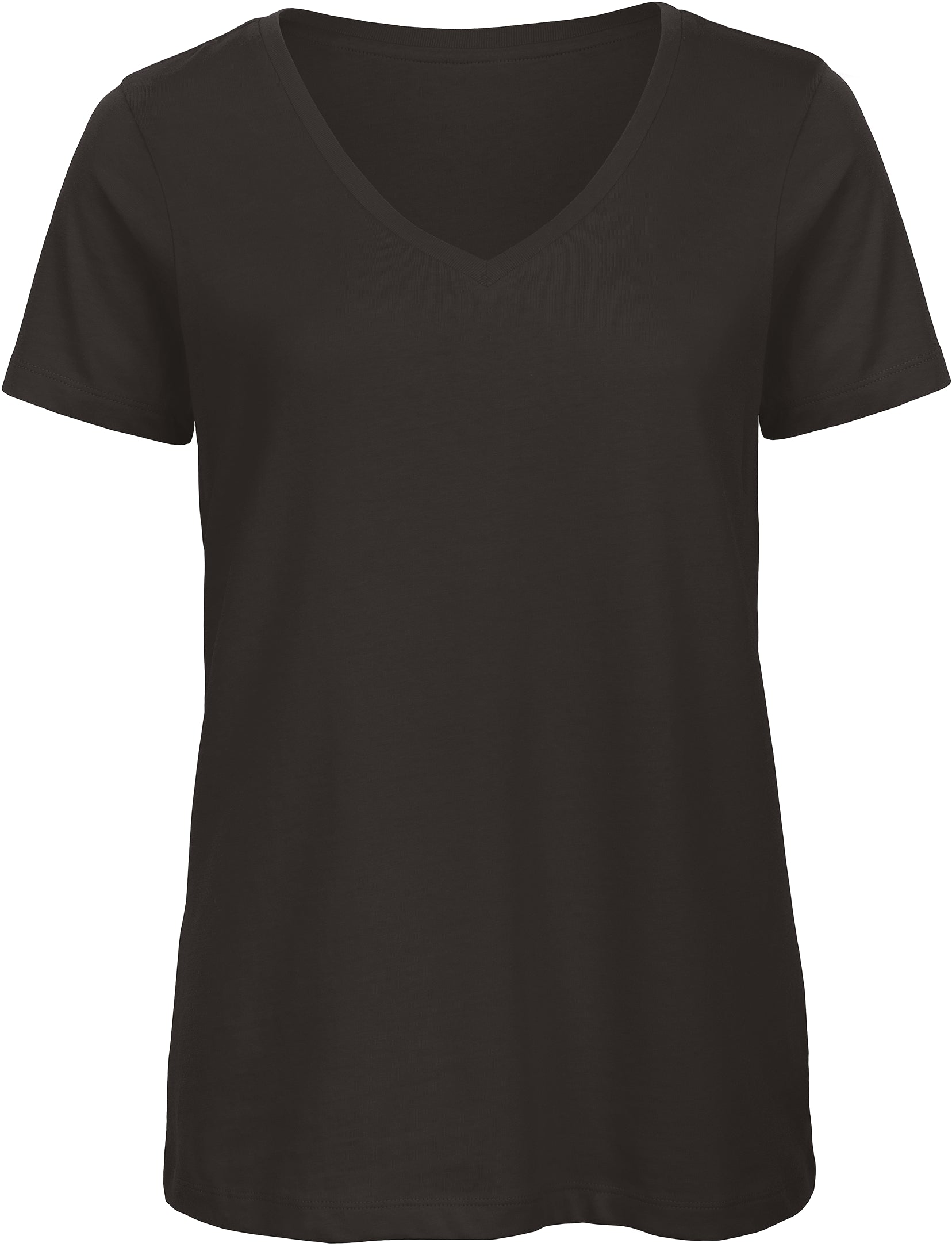 B&C CGTW045 - Ladies' Organic Cotton V-neck T-shirt