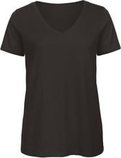 B&C CGTW045 - Ladies' Organic Cotton V-neck T-shirt