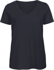 B&C CGTW045 - Ladies' Organic Cotton V-neck T-shirt