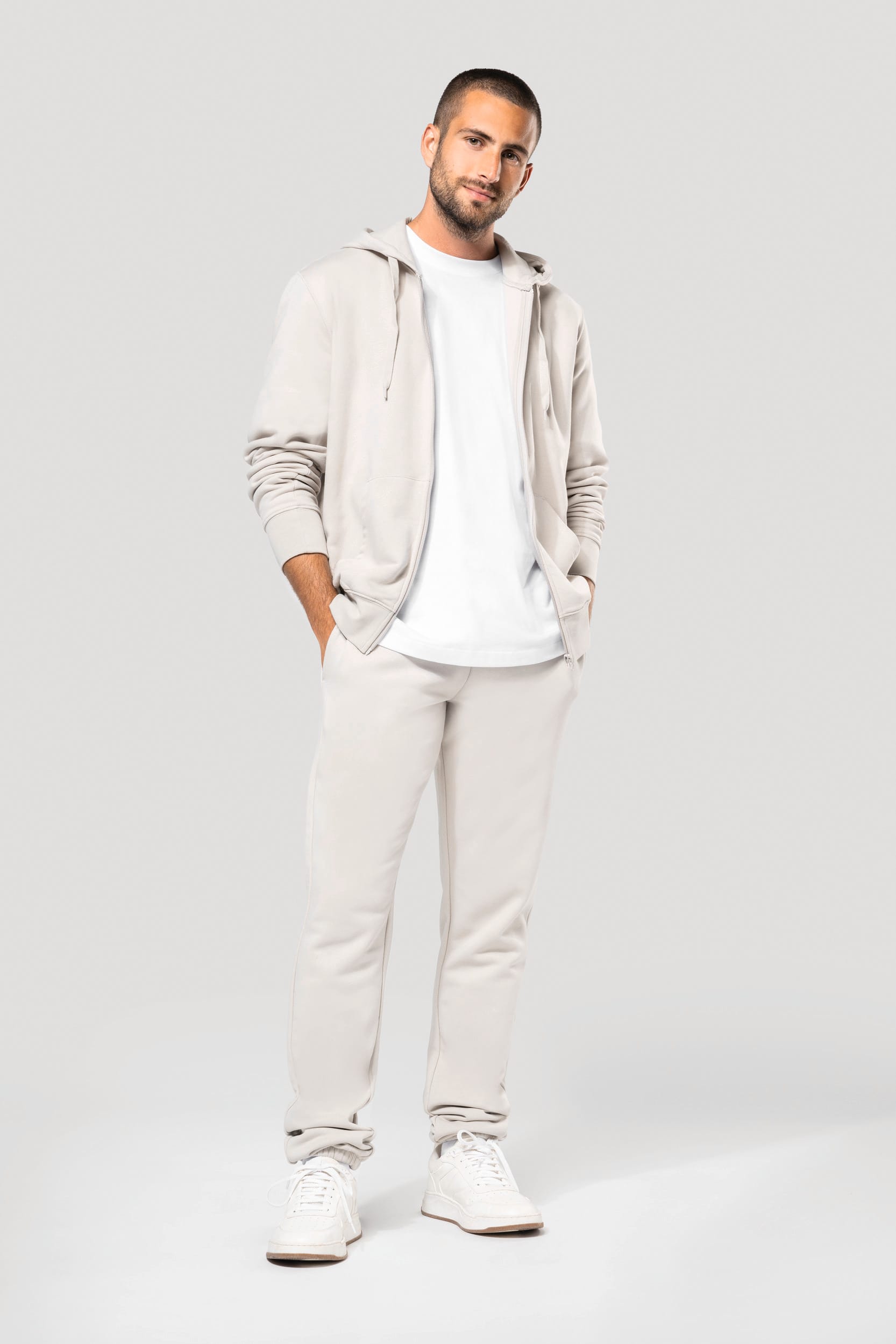 Pantaloni in felpa da uomo ecosostenibili - 280 g/m² - K7025