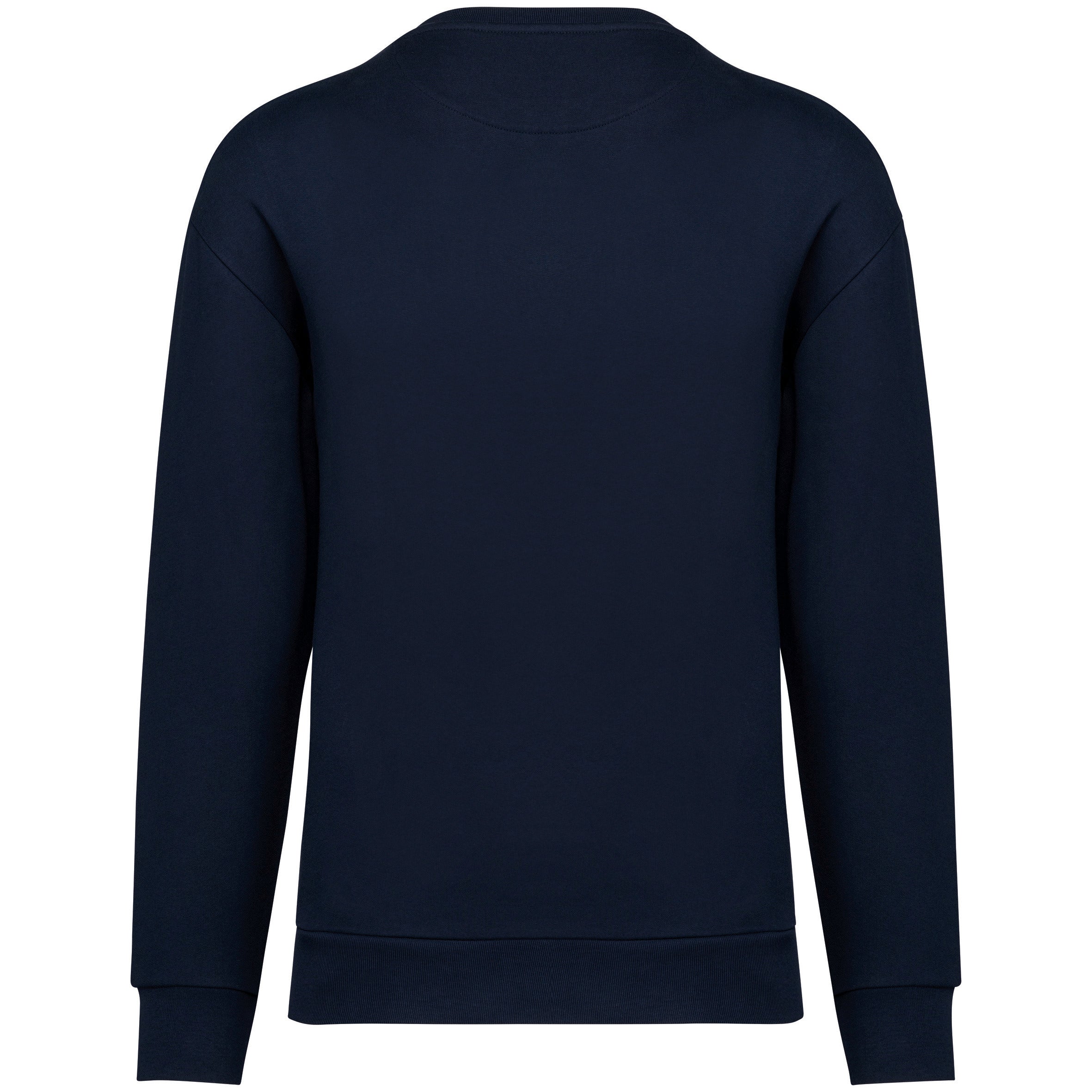 Sudadera unisex con cuello redondo y hombros caídos en polar cepillado ecológico - 350 g/m² - NS435