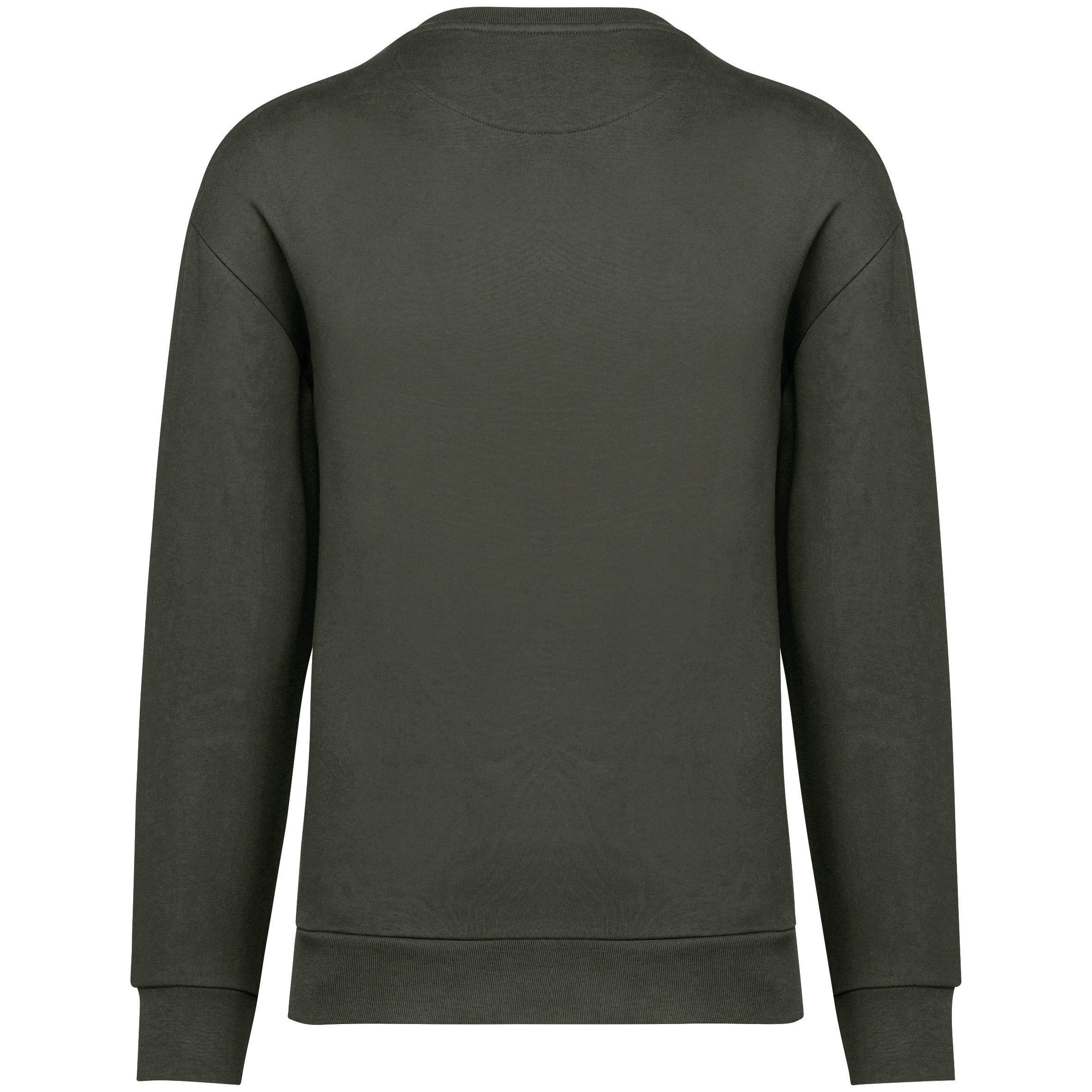 Sudadera unisex con cuello redondo y hombros caídos en polar cepillado ecológico - 350 g/m² - NS435