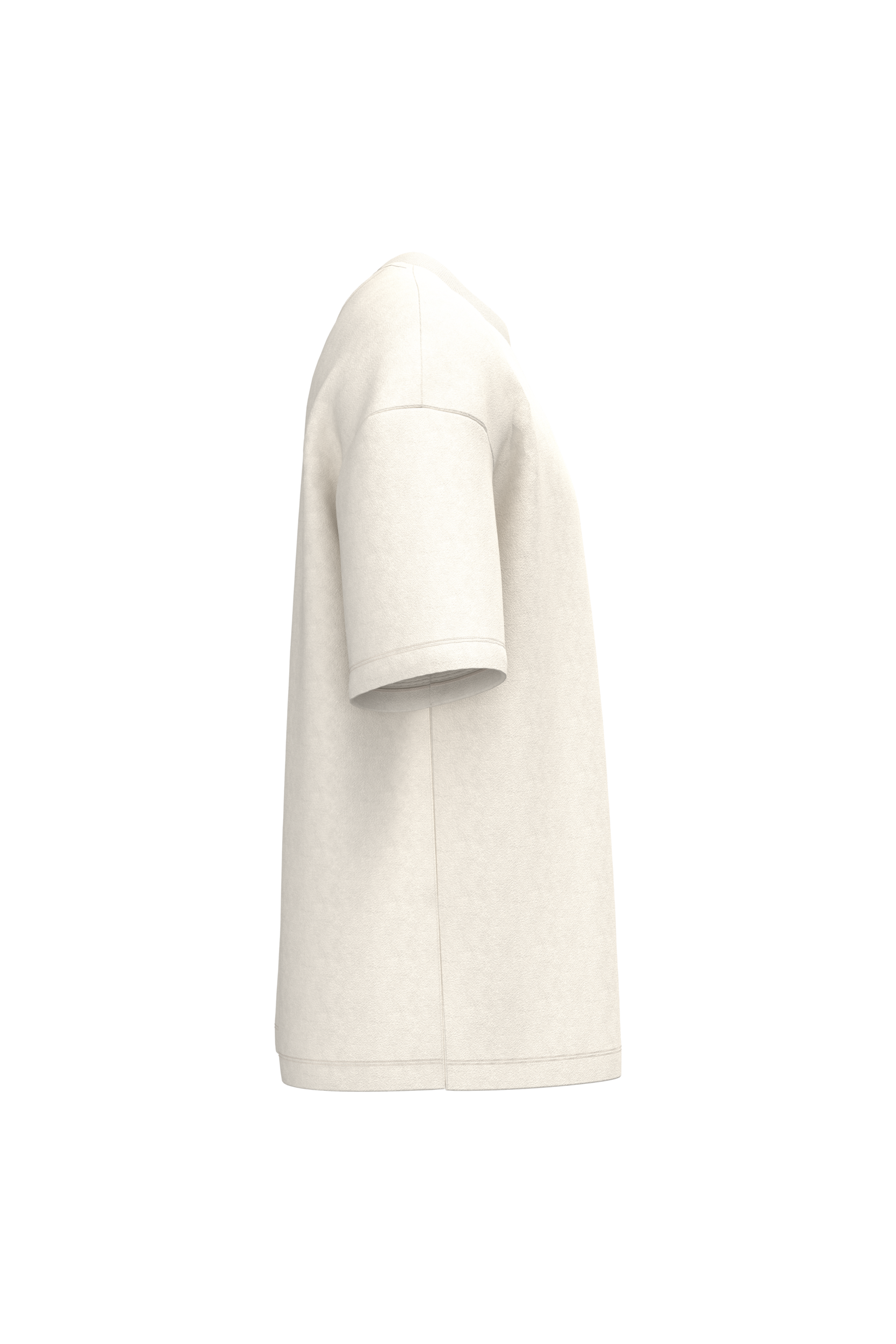 Milieuvriendelijke Unisex Oversize French Terry T-shirt - 300 g/m² - NS308