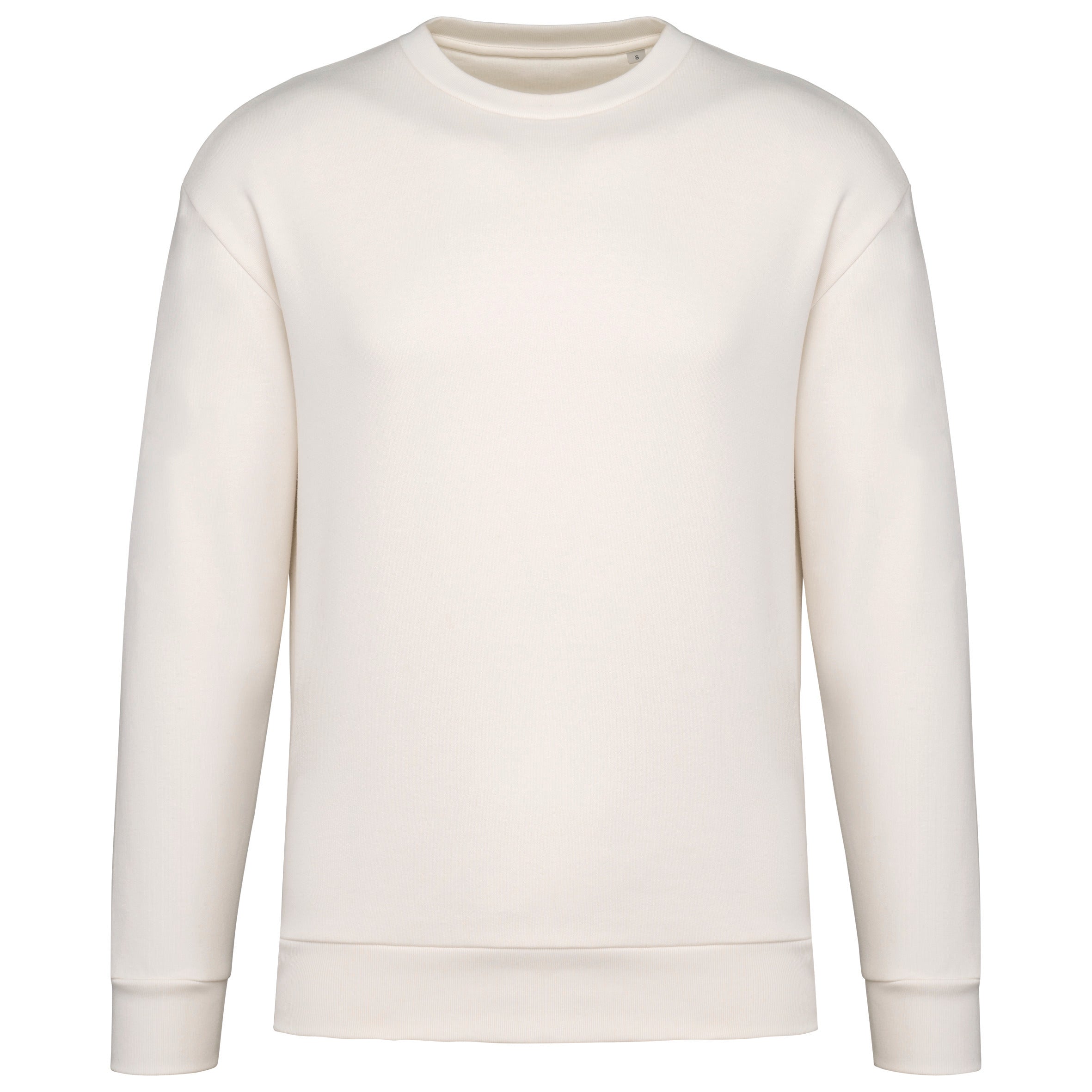 Sudadera unisex con cuello redondo y hombros caídos en polar cepillado ecológico - 350 g/m² - NS435