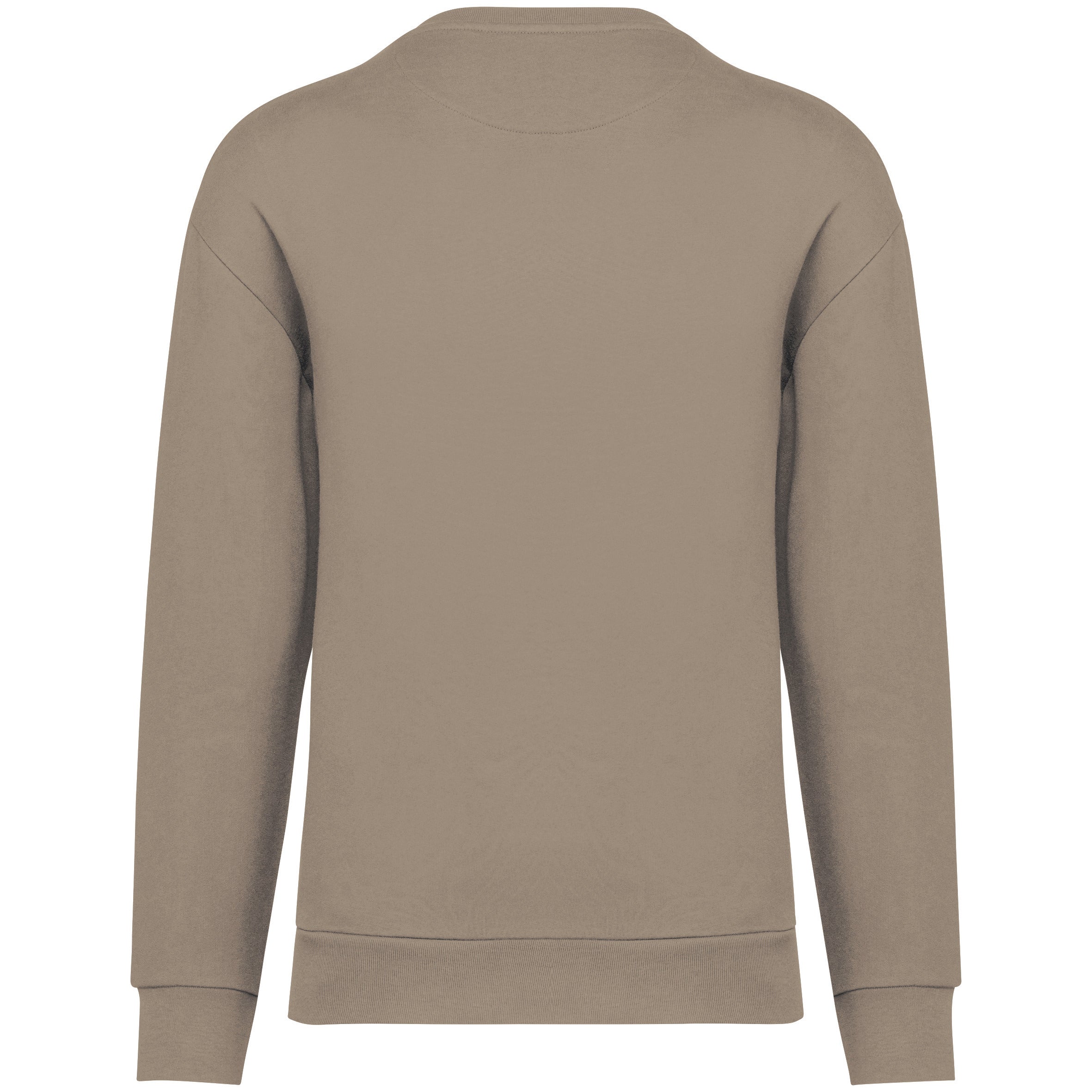 Sudadera unisex con cuello redondo y hombros caídos en polar cepillado ecológico - 350 g/m² - NS435