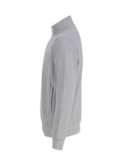 Unisex Zip Neck Sweatshirt in Regenerated Cotton and Recycled Polyester | H842