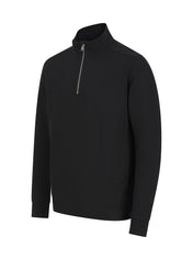 Unisex Zip Neck Sweatshirt in Regenerated Cotton and Recycled Polyester | H842