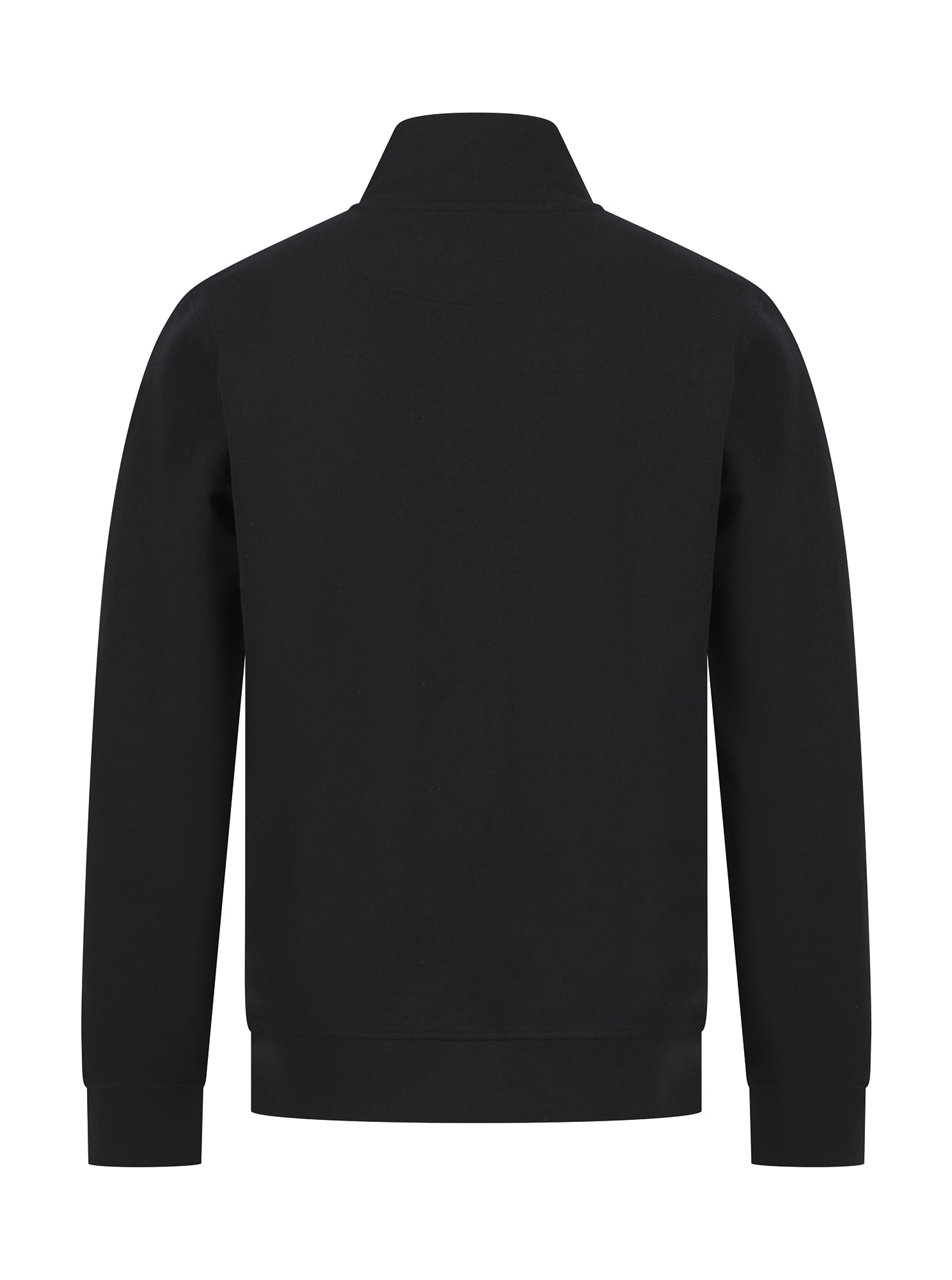 Unisex Zip Neck Sweatshirt in Regenerated Cotton and Recycled Polyester | H842