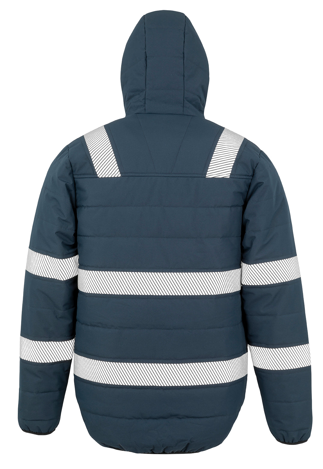 Chaqueta de seguridad acolchada con capucha de poliéster ripstop reciclado | R500X