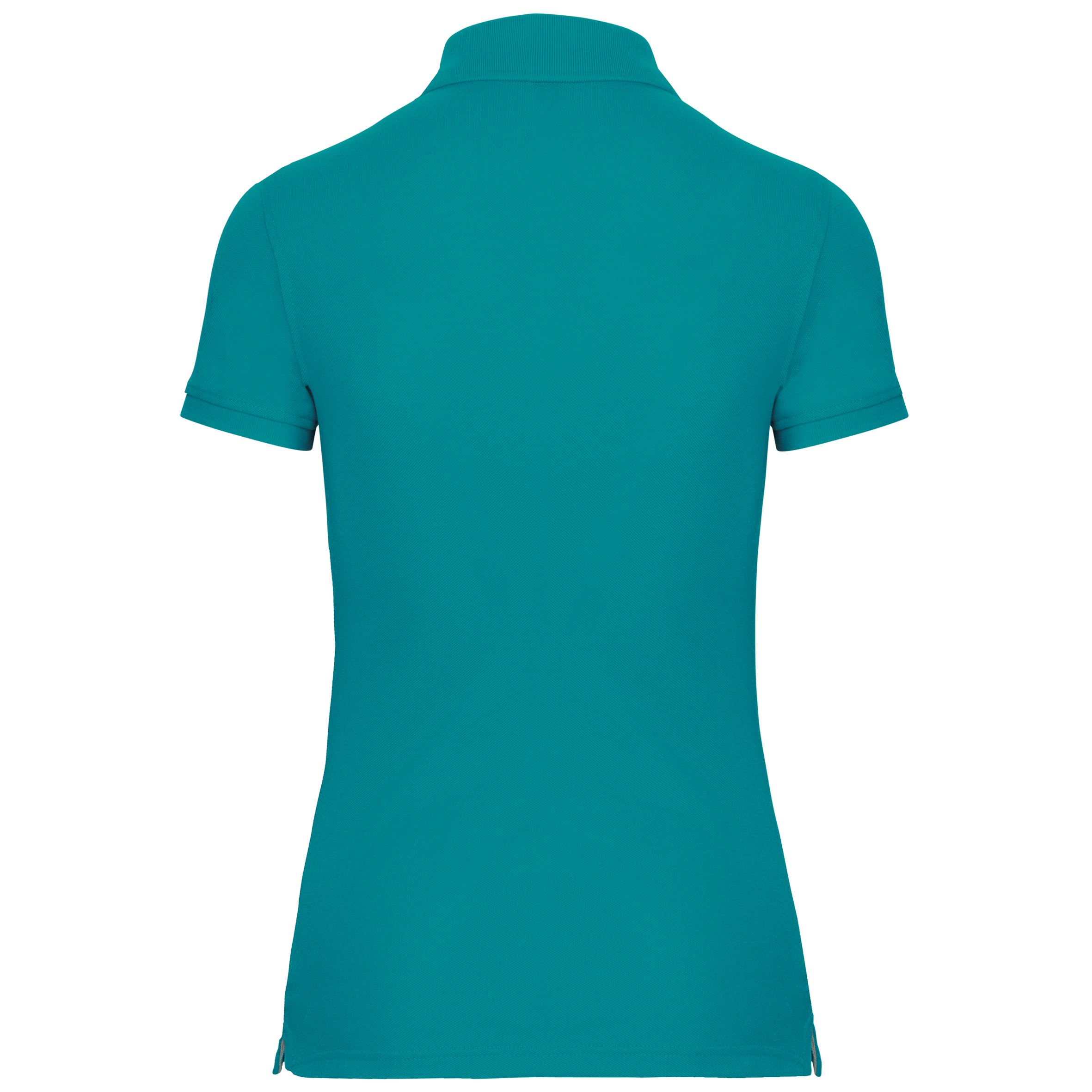 Women's Short-Sleeved Piqué Polo Shirt in Recycled Polyester and Cotton | WK275